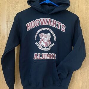 Hogwarts Alumni Blue Hoodie